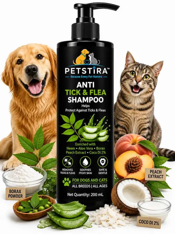 Home petstira anti tick shampoo